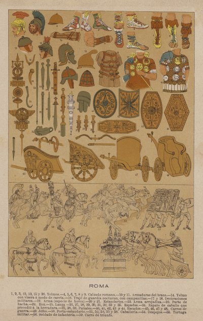 Roma (färg litho) av European School