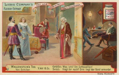 Schillers död av Wallenstein av European School