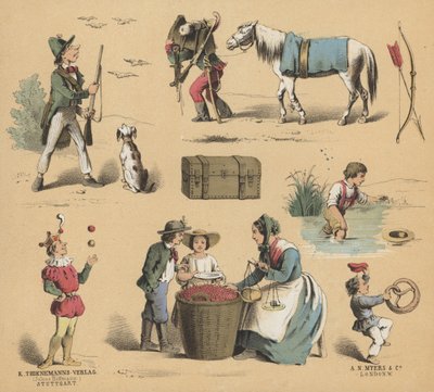 Scraps för ungdomar (färg litho) av European School