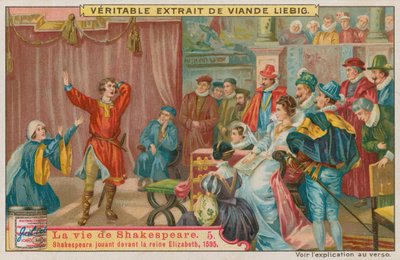Shakespeare uppträdde inför drottning Elizabeth I 1595 av European School