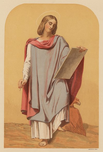 St John (färglitografi) av European School