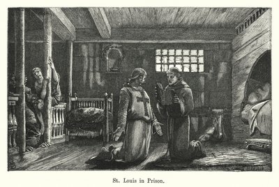 St Louis i fängelse (gravyr) av European School
