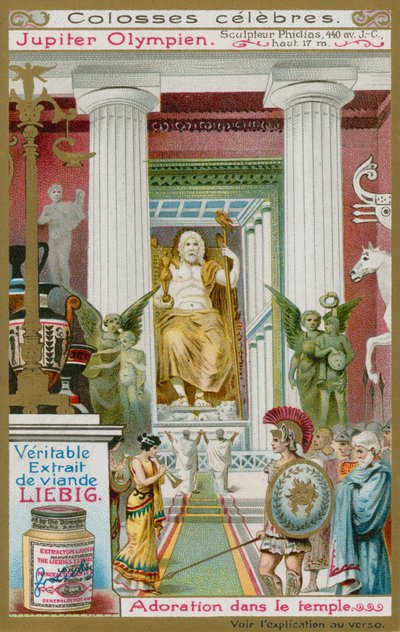 Staty av Jupiter av Phidias av European School