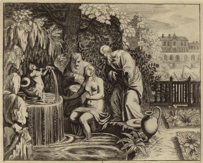 Susanna och de äldste (gravyr) av European School