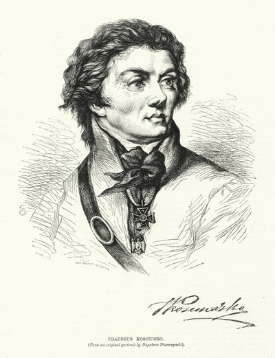 Thaddeus Kosciusko (gravyr) av European School