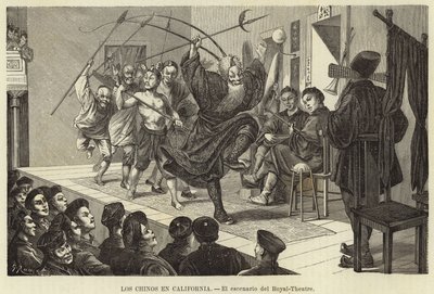 Kineserna i Kalifornien - Scenen på Theatre Royal av European School