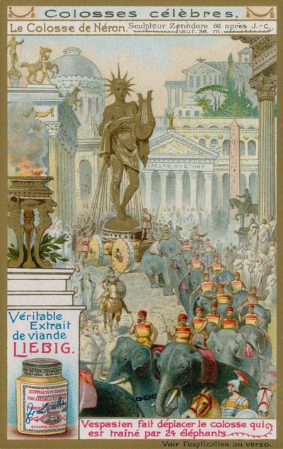 The Colossus of Nero, av skulptören Zenodore, 66 AD av European School
