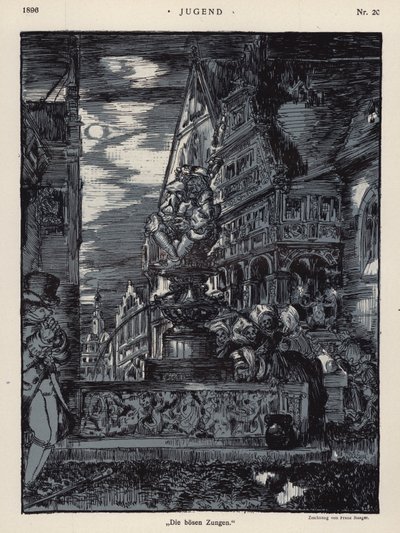 De onda tungorna (litho) av European School