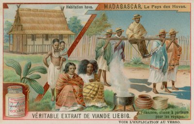The Land of the Hova: A Hova Village and a Sedan Chair av European School