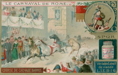 The Race of Wild Horses av European School