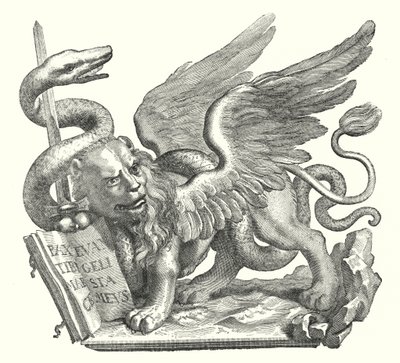 Lejonet i Venedig (gravyr) av European School