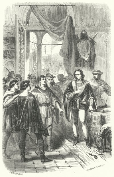 Folket i Gent ber Philip van Artevelde att leda sitt uppror mot Ludvig II, greve av Flandern av European School