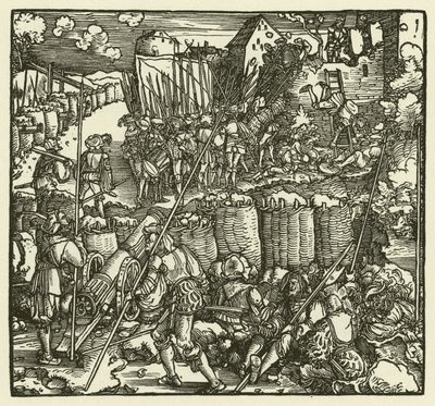 Stormningen av ett slott, 1532 av European School