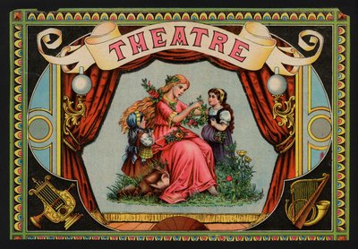 Teater (lito i färg) av European School