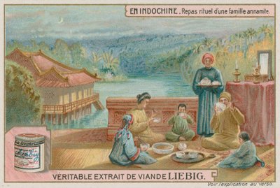 Traditionell familjemåltid i Vietnam av European School