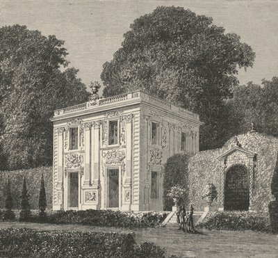 En paviljong av Marly (gravyr) av European School