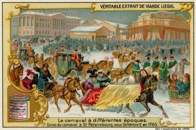 Vinterkarneval i St Petersburg 1765 av European School