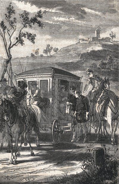 illustration för The Prince of Wits, Miguel de Cervantes Saavedra (The Prince of Wits, Miguel de Cervantes Saavedra) av Eusebio Planas