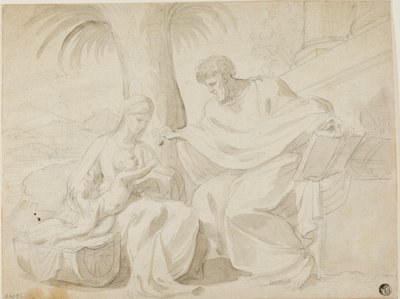 helig familj av Eustache Le Sueur