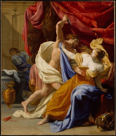 The Rape of Tamar, ca 1640 (olja på duk) av Eustache Le Sueur