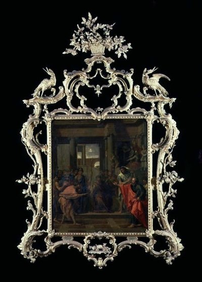 Två filosofer som disputerar inför en kejsare av Eustache Le Sueur