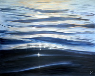 Perle de la Mer, 2023 (olja på duk) av Eva Volf