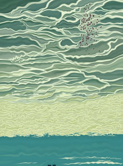9-11-21 (digital konst) av Evan Sklar