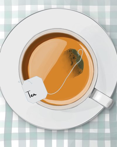 Cup of Tea, Brooklyn (digital konst) av Evan Sklar