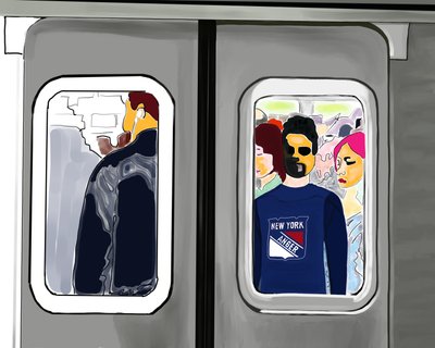 New York Anger (digital konst) av Evan Sklar