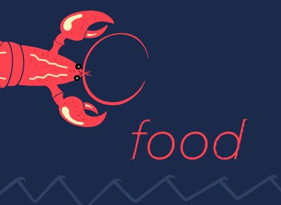 Sea Food (digital konst) av Evan Sklar