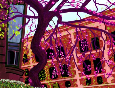 Spring, Brooklyn (digital konst) av Evan Sklar