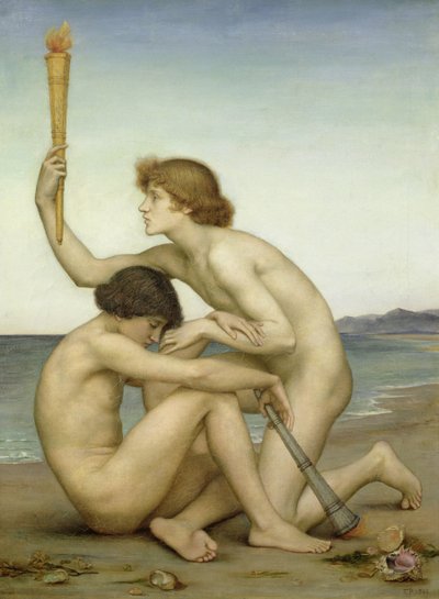 Fosfor och Hesperus, 1881 av Evelyn De Morgan
