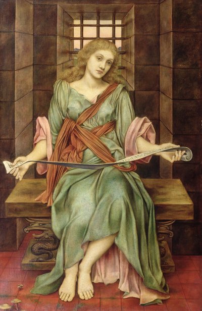Själens fängelsehus, 1888 av Evelyn De Morgan