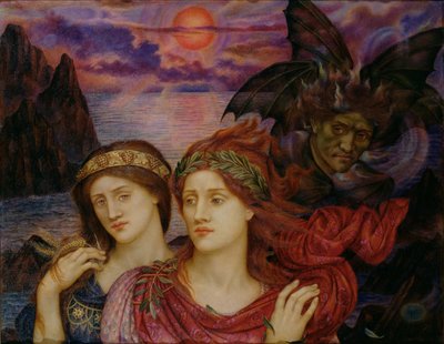 Visionen, 1914 av Evelyn De Morgan