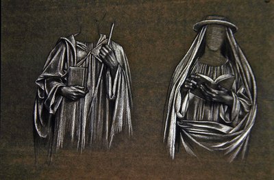 Två studier av en pilgrim av Evelyn De Morgan