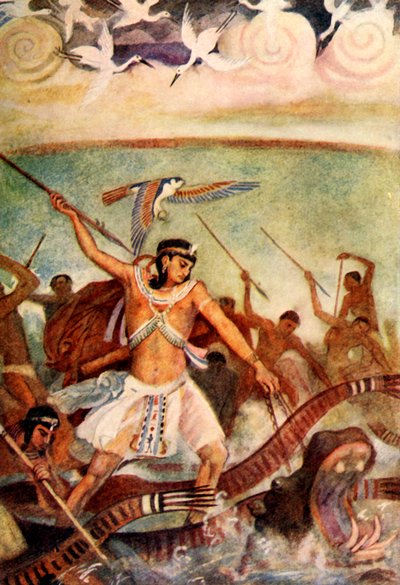 "Horus i strid", 1915. av Evelyn Paul