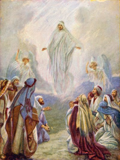 Ascension (färg litho) av Evelyn Stuart Hardy