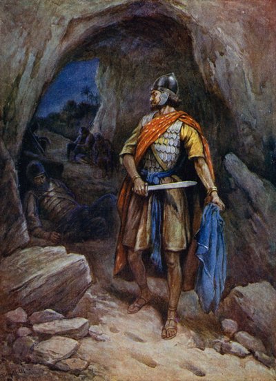 David skär av Sauls mantel av Evelyn Stuart Hardy