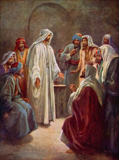 The Risen Lord (färg litho) av Evelyn Stuart Hardy