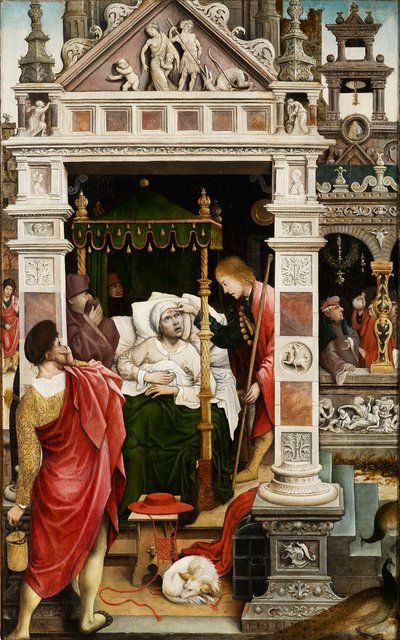 Scen från Saint Rochs liv, 1517. av Everaert Orley