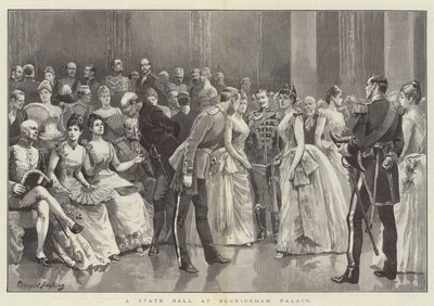 En statsbal i Buckingham Palace av Everard Hopkins