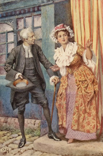 Illustration för A Sentimental Journey av Laurence Sterne av Everard Hopkins