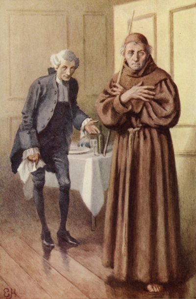 Illustration för A Sentimental Journey av Laurence Sterne av Everard Hopkins