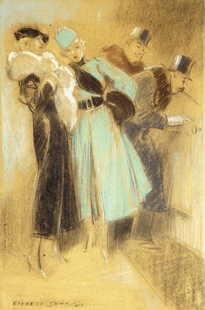 Om värsta tänkbara händer tittar vi på hans etsningar av Everett Shinn