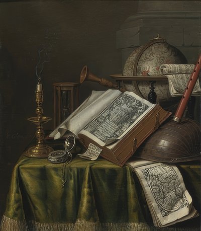 Vanitas stilleben av Evert Collier