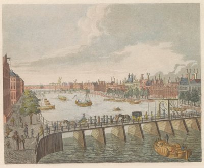 Utsikt över Binnen-Amstel, ca 1810-1813 Vue de l