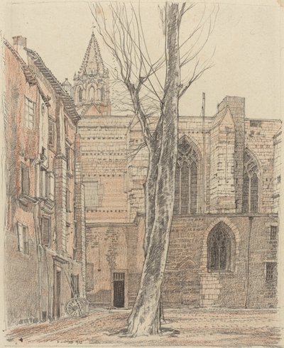 St Pierre Cloister, Avignon av F.L. Griggs