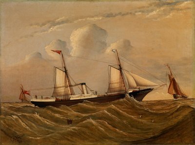 Steamer Alster av F.M.P. Wheldon