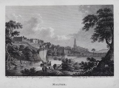 Malton (gravyr) av F. (after) Nicholson