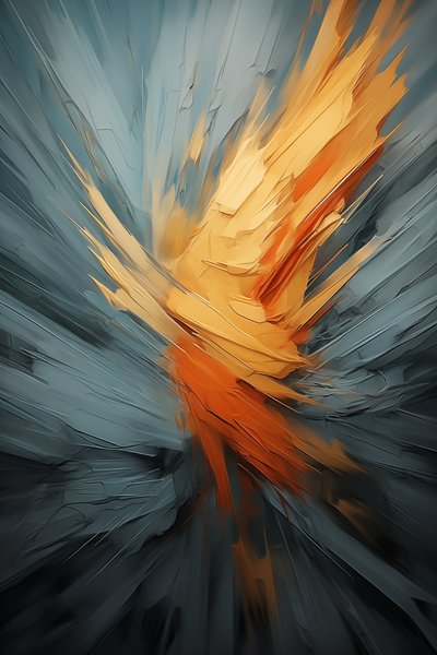 Abstract Ultimate Art, väggdekorationer för sovrum och vardagsrum, konsttryck på duk av F. Abderrahim